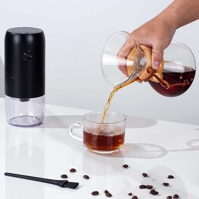 Pour Over Coffee Maker Set, Coffee Pour Over Dripper Kit with Kettle | All in One Coffee Set with Electric Coffee Grinder and Scale, Coffee Dripper Set with Carafe and Filter, Coffee Brewing Kit