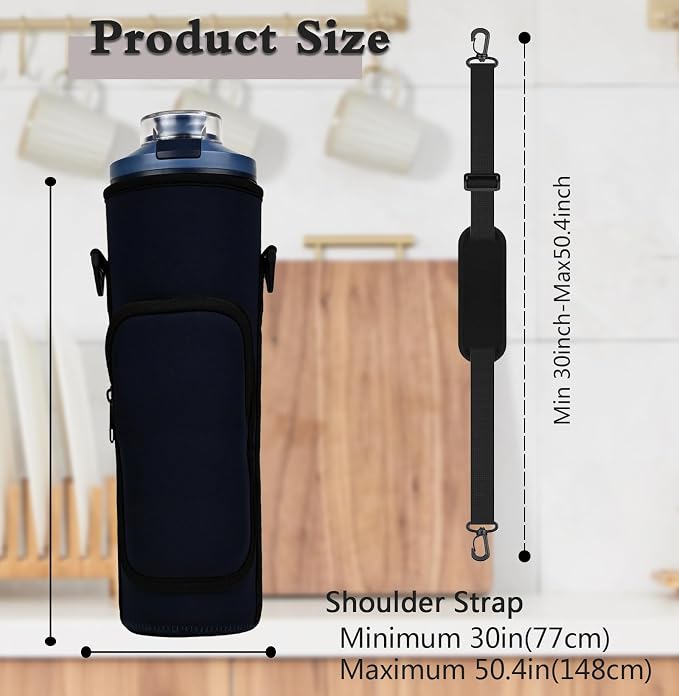 Portable Blender Storage Bag Sleeve for Ninja Blast Max Portable Blender | with Shoulder Strap and Accessory Pocket for Ninja Blast Max BC251NV/BC251GY/BC251MT/BC251PK/BC251LD Portable Blender