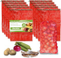 10Pcs 31''x20'' Extra Large Mesh Produce Bags, Red Storage Bag for Onions | Heavy-Duty Mesh Bags,Holds Up to 33 lbs for Storing Onions, Potatoes, Fruits, Crawfish, Seafood and Firewood Storage