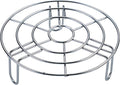 Round Cooling Rack for Steaming with Legs Dia 7.1" Heavy Duty Stainless Steel Steamer Rack Grilling Rack Canning Rack Cooling Rack for Baking Canning Cooking (Height 1.8",7.1"/18cm)