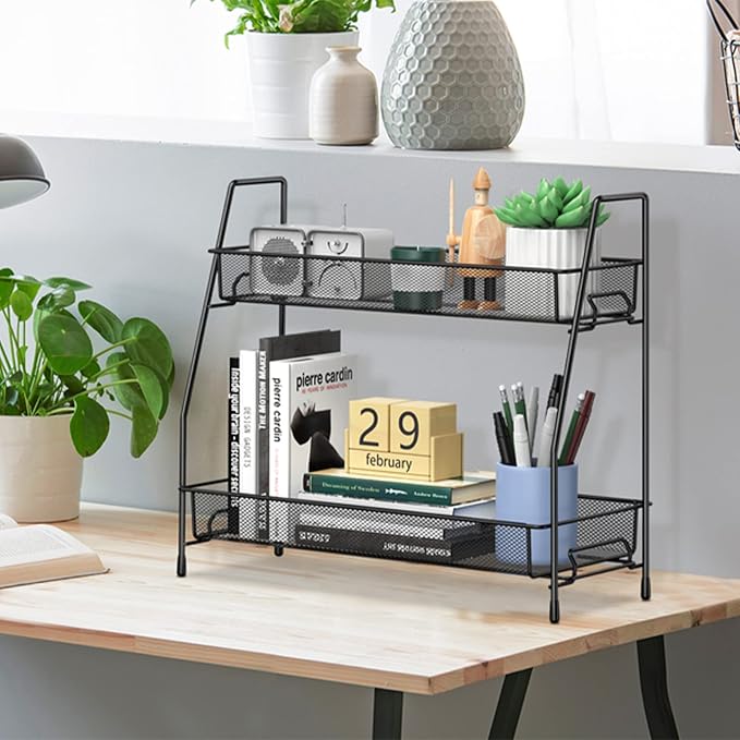 SPISPI Spice Rack Organizer for Cabinet, Bathroom Organizer Countertop, Bathroom Counter Organizer, Kitchen Countertop Organizer, Bathroom Vanity Organizer | Bathroom Organizer Countertop,Vanity Organizer Corner Shelf Sink,Kitchen,Bedroom,Living room,O...