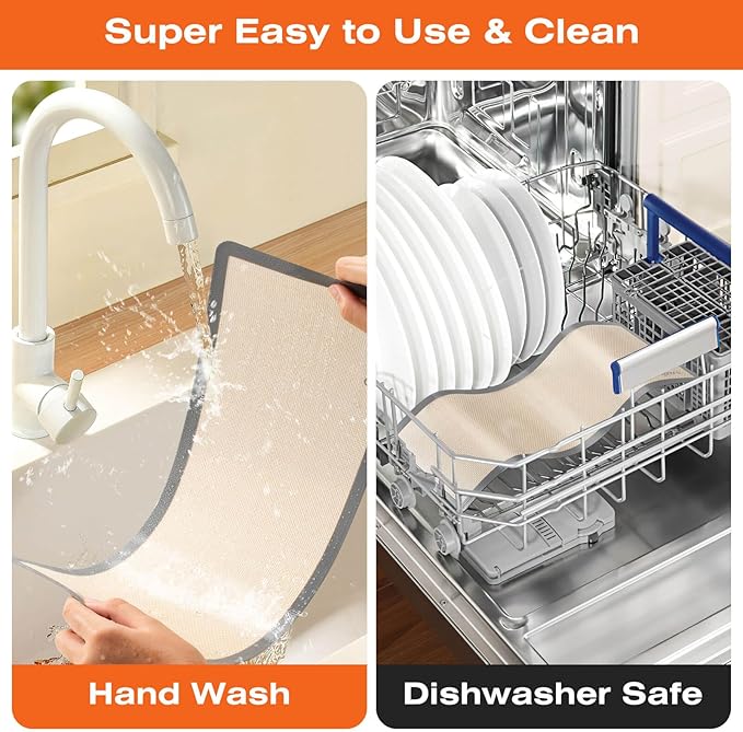 5 pcs Silicone Baking Mats For Harvest Right Freeze Dryer Medium Size Trays (Gray, M - Medium)