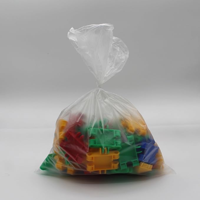 Party Bargains 10" X 15" Plastic Unprinted Produce Bag on a Roll, Bread and Grocery Clear Bag, 450 Bags