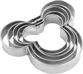 MrCookie Mouse Cookie Cutters Stainless Steel,5-Pack,2.12"-3.86".