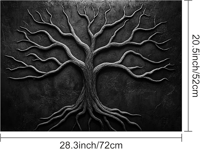 HOMETITUTE Stove Top Cover 28x20 Tree of Life Design Heat Resistant Mat