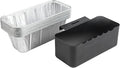 Drip Tray for Blackstone Griddles - Heavy Duty Grease Catcher Fits 17, 22, 28, 30 & 36 Inches, Includes Cup & 10 Disposable Liners, Easy Cleanup