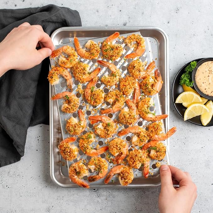 Nordic Ware Naturals Quarter Sheet with Multi-Purpose Oven and Cooling Rack