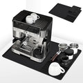 Silicone Coffee Mat Compatible with Ninja Luxe Espresso Coffee Machine ES601/ES701 & Most Home Espresso Machines - 23"x15" Anti-Slip Heat-Resistant - Maker Bar | Tamping Mat (2-in-1)