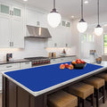 Silicone Protector Mat 47x24 Inch,Blue | 1.3mm silicone mat, heat resistant, non-slip & waterproof. Ideal for baking, painting, resin, welding and table protection.