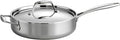 Tramontina Signature Tri-Ply Clad Stainless Steel 3-Quart Saute Pan | Induction-Ready Cooking Pan, Dishwasher-Safe, NSF-Certified, Made in Brazil