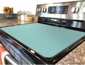 YUHFERA Stove Top Cover for Electric Stove - Silicone Stove Mat for Glass Top, Glass Cooktop Protector, XL Dish Drying Mats for Kitchen,Oven Covers for Electric Stove (Aqua,28 x 20)