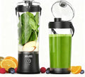 Mulli Portable Blender,17oz Portable Blender for Shakes & Smoothies, USB-C Rechargeable, BPA-Free, with Leak-Proof Lid & Straw Lid, Dishwasher Safe Cups