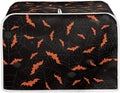 Halloween Spider Web Bats Toaster Cover - Dustproof & Waterproof 4 Slice Small Appliance Cover