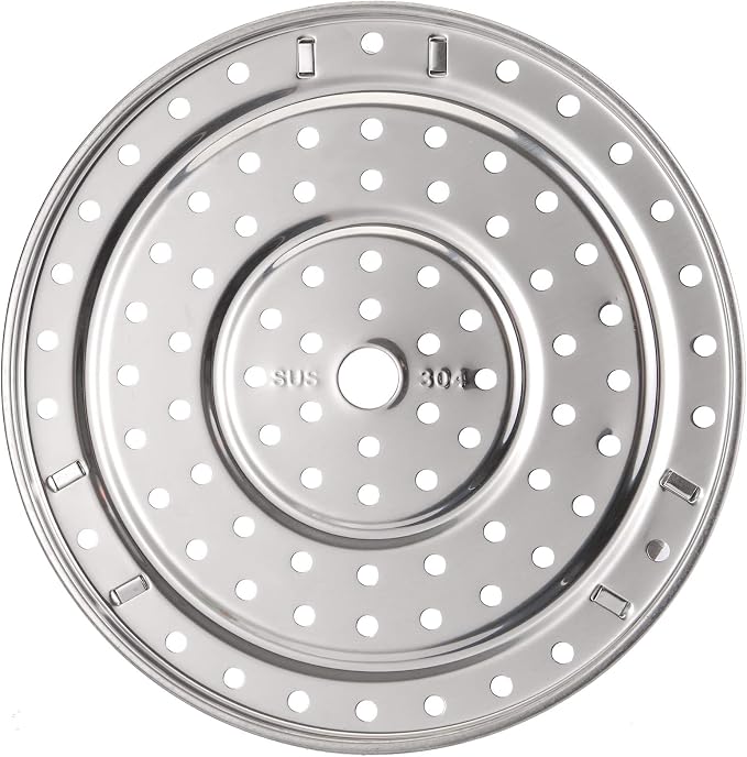 Yesland 5 Sizes 304 Stainless Steel Steamer Rack, Pressure Cooker Canner Rack & Cooling Rack with Detachable Legs, Round Pot Steaming Tray for Baking Cooking Steaming(7'' 7.5'' 8.5'' 9.25'' 10'')