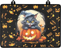 Halloween Cat Pumpkin Stove Top Cover for Electric Stove, Induction Silicone Cooktop Mat, Customized Electric Stove Top Protector Mat Design Your Own Cover Halloween Decor
