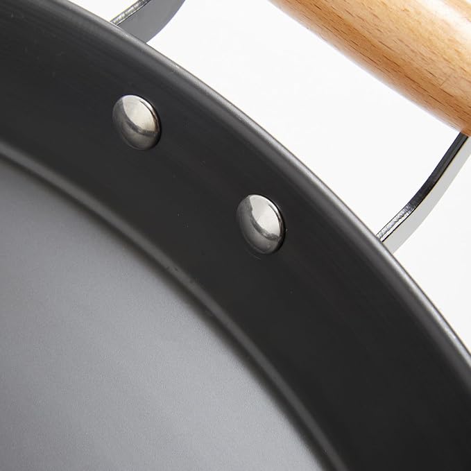 Disco para Cocinar Discada, 20 in Carbon Steel Mexican Wok | Concave Pan With Double Handles, For Tacos, Enchiladas, Fish Frying And Outdoor-Style Cooking, Pan Only
