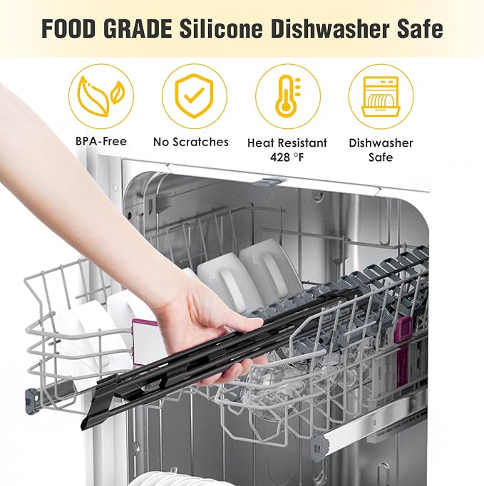 Tomorotec Triangle Roll Up Dish Drying Rack with Silicone Coating, Black | 304 Stainless Steel with BPA-Free Silicone, Triangle Design Maximizes Sink Corner Space, Fits Compact Kitchens And RVs