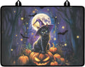 Dark Halloween Cat Pumpkin Cover for Stove Top, Heat Resistant Silicone Stove Mat, Non-slip Ceramic Glass Electric Stovetop Cover, Cute Dish Drying Mat, Halloween Gifts for Family