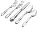 Oneida Chateau 5-Piece 18/10 Silverware Set for 1, Flatware | mirror finish, dishwasher safe | includes knives, forks, and spoons | cutlery set for kitchen and dining