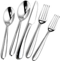 Heavy Duty Silverware Set for 8, Stainless Steel Flatware Cutlery Set | Heavy Duty Steak Knife Fork and Spoon, Dishwasher Safe, Gift Package for Wedding Housewarming