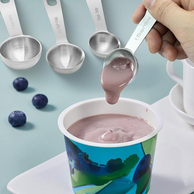 1 Tablespoon Stainless Steel Measuring Spoons | 1 Tbsp | 3 Tsp | 15 Ml | 15 Cc, Metal Single Measuring Spoon, For Measuring Coffee Powder, For Grains and Loose Tea