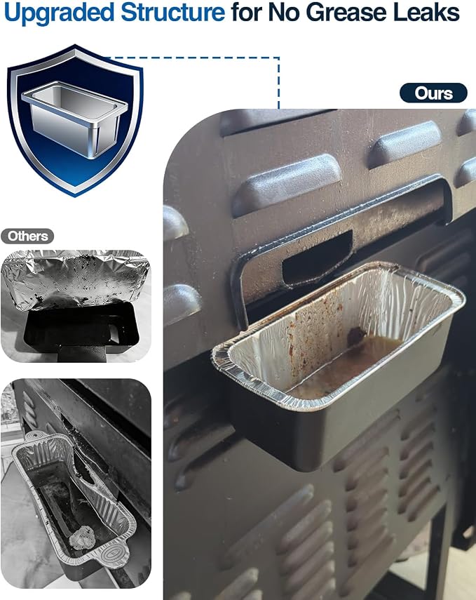 Blackstone Grease Cup, Grease Catcher, Drip Pan with 20 Pack Grease Cup Liners for Old 28 and 36 inch Blackstone Griddle