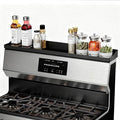Foeacry 30" Magnetic Stove Top Shelf - Stainless Steel Magnetic Spice organizer for above the Over stove shelf kitchen small space solutions