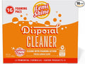 Lemi Shine Natural Foaming Garbage Disposal Cleaner - 16.92oz (16 Pack) | Helps Deodorize Disposal - Citric Acid Cleaning Powder - Fresh Lemon Scent