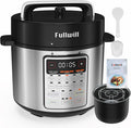 Fullwill 6QT Electric Pressure Cooker, 9-in-1 Multi-Use Programmable Pressure Cooker with Slow Cook, Rice Cook, Steamer, Sauté, Yogurt Maker, Food Warmer, Foodie Helper
