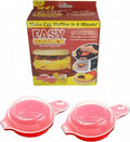 Liusm Microwave Egg Muffin Breakfast Sandwich Cooker | Make Egg in 1 Minute