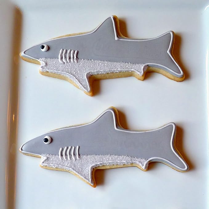 Ann Clark Shark Cookie Cutter Extra Large 6" Made in USA | Perfect Size and Shape, America’s Largest Cookie Cutter Maker, Food-Safe American Steel