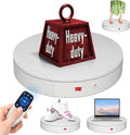13.8Inch/35cm Remote 360 Rotating Platform,400lbs Capacity Electric Motorized Turntables, Motorized Rotating Display Stand Photography Turntable motorized lazy susan Heavy Duty Turntable for Photography,3D Scanner