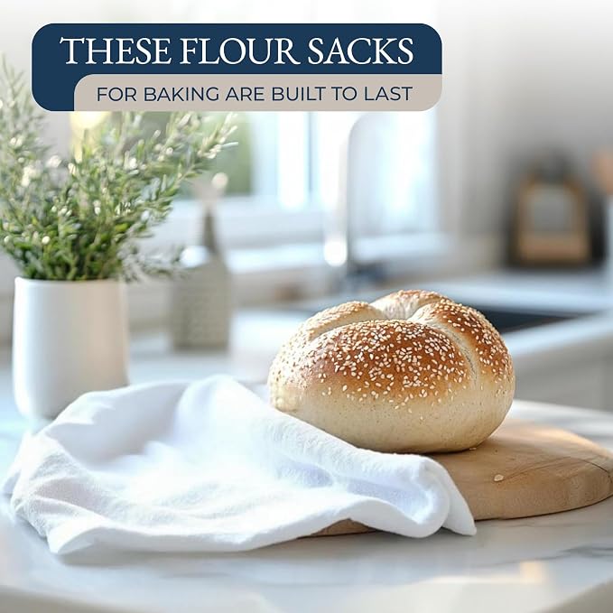 LANE LINEN Kitchen Towels and Oven Mitt Set 20 Pc - Lint Free Cotton Dish Towels for Kitchen Drying, Cozy Terry Dish Rags, Flour Sack Towels for Sourdough Bread Proofing & Quilted Pot Holders - Grey