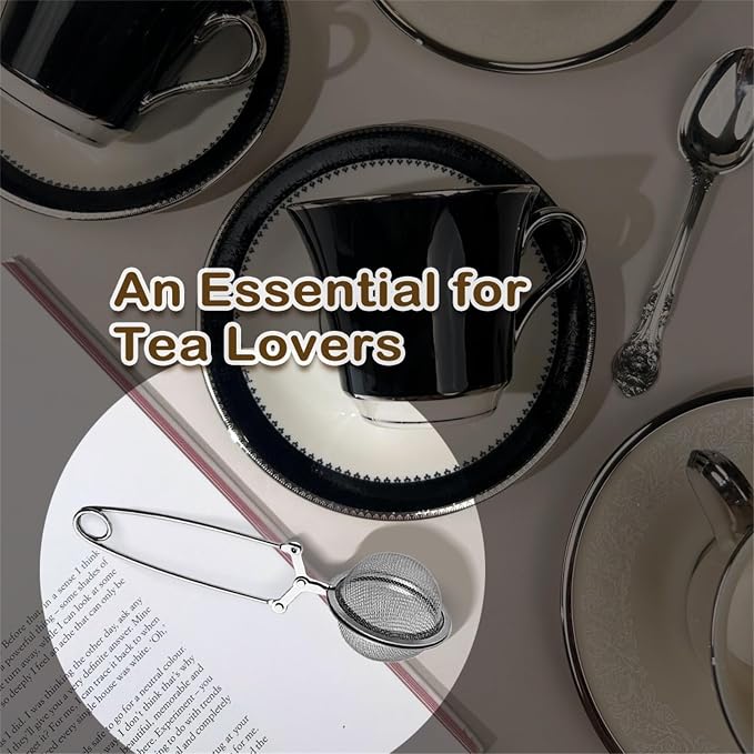 nap Ball Tea Strainer, Ridworg 3 Pack Premium Stainless Steel Tea Infuser with Handle for Loose Leaf Tea Fine Mesh Tea Balls Filter Infusers