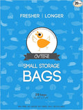 Food Storage Bags for Cheese, Meat, and Produce - Keeps Food Fresher Longer (20 Small bags 10.5"x7.25")