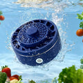 AZ GOGO Produce Cleaner Device, Fruit and Vegetable Wash Machine, Automatic Fruit Washer, 2026 New Ti Electrolysis IPX7 Waterproof Wireless Automatic Portable Food Purifier (Blue)