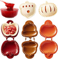 Dough Presser Pocket，Mini Pie Molds,One-Handed Cookie Maker, 3 Shape Christmas Handmade Pie Molds. (Autumn hand-dispatched)