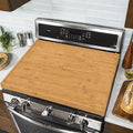 YUHFERA Stove Cover Board for Gas Stovetop - 30" x 22" Noodle Board Electric Stove Cover for RV Stove Top, Extra Countertop Space for Kitchen Stovetop (Bamboo)
