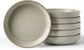 famiware Milkyway 33 oz Pasta Bowls Set of 6, Matcha Green | Double Reactive Glaze, Scratch-Resistant Stoneware Salad Bowls, Stackable, Dishwasher & Microwave Safe, Lead-Free