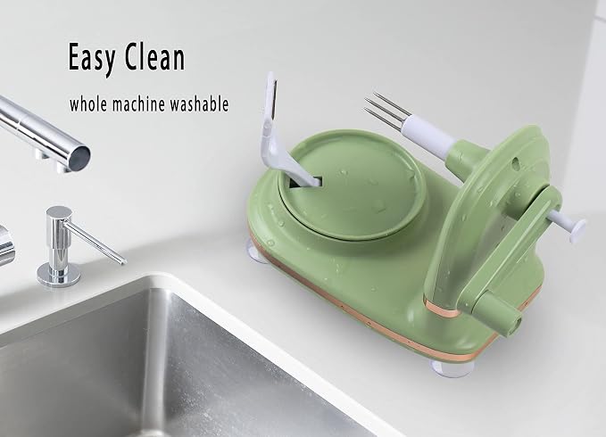 VEELAM Apple Peeler with 2 Blades Replacements, Apple Peeler Slicer & Corer for Home Kitchen Quick Applesauce Pie Making