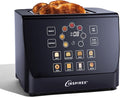 Inspirex Two Slice Touchscreen Lever Toaster, Black
