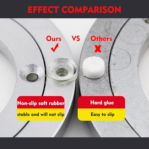 Aluminium Alloy Turntable Bearing, Heavy Duty Swivel Turntable Lazy Susan Rotating Bearing Turntable Round Dining Table Smooth Swivel Plate Hardware (250mm - 10inch)
