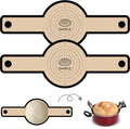 Silicone Bread Sling for Dutch Oven, Non-Stick & Easy to Clean Bread Baking Mat Set, 2 Pcs Reusable Bread Sling with Long Handle to Transfer Sourdough (Black, 2PCS Round)