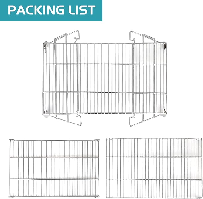 Jerky Racks for Traeger Smoker Pro 575 22 34 Grilling Cooling Warming Rack for Pit Boss 21" Depth Barrel Pellet Grill Pitboss Austin XL Parts 3 Tiered Stainless Steel Seasoning Smoking BBQ Accessories