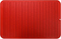 MicoYang Silicone Dish Drying Mat for Multiple Usage,Easy clean,Eco-friendly,Heat-resistant Silicone Mat for Kitchen Counter or Sink,Refrigerator or Drawer Liner Red 3XL 28 inches x 18 inches