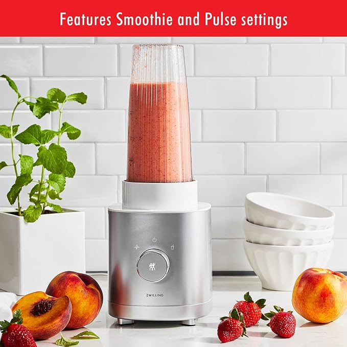 ZWILLING Enfinigy 20-oz. Personal Blender, Smoothie Blender, Silver
