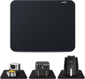 PAWBOSE Heat Resistant Mats for Countertops 15x18 Inch - 1PCS Fireproof Air Fryer Mat, Hot Pad for Ninja, COSORI, Cuisinart, Toaster, Oven & Small Kitchen Appliances - Black