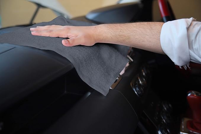Avalon Towels Bar Towels (Pack of 108) Size 14x17 Inches – 100% Cotton, Absorbent and Reusable Cleaning Rags, Multipurpose Cleaning Towels, Terry Cloth Rags, Durable Shop Rags (Grey)