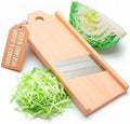 Wooden Cabbage Shredder for Coleslaw & Sauerkraut - 17.7x6.7 in Slaw Slicer - Cabbage Grater for Coleslaw and Sauerkraut - Slaw Slicer Cutter Maker