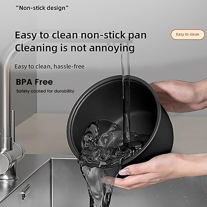 10 Functions Small 2L Rice Cooker,6 Cups Cooked/3-4 Cups Uncooked | Mini Rice Maker Non-Stick Inner Pot for1-4 People,24H Timer Delay and Keep Warm for Dorm,Office,Travel Kitchen Small Families